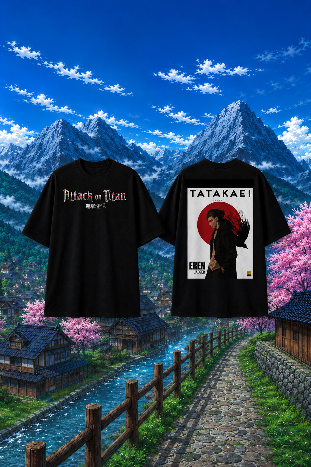 TATAKAE TSHIRT ATTACK ON TITAN